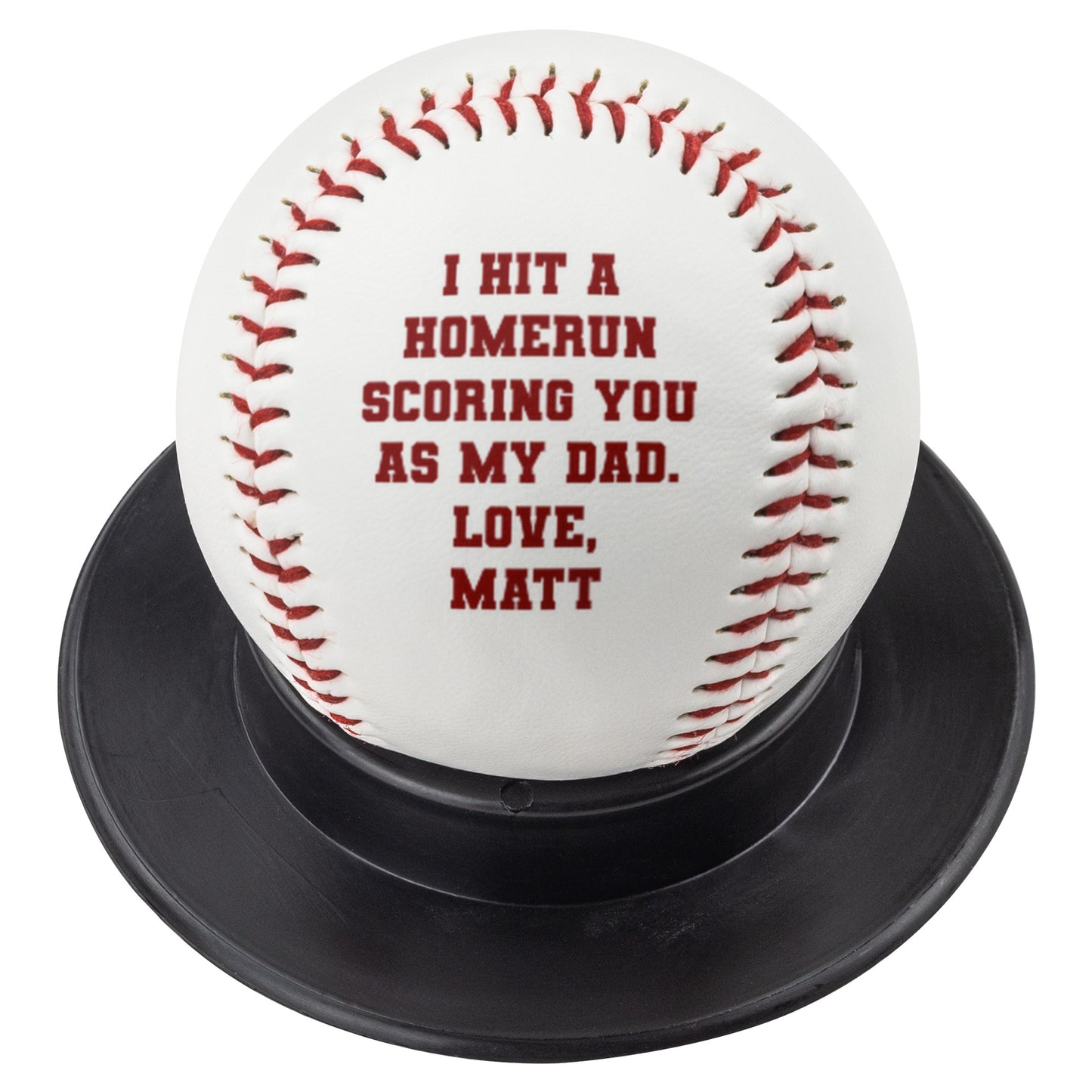 Hit A Homerun Baseball Dad Personalized Gift