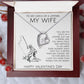 To The Catch of My Lifetime My Wife on Valentine's Day - Forever Love Necklace