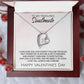 To My Treasured Soulmate on Valentine's Day - Our Love Is Our Own - Forever Love Necklace