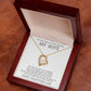 To The Catch of My Lifetime My Wife on Valentine's Day - Forever Love Necklace