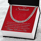 Our Love Doesn't Follow The Rules - Valentine's Day Cuban Link Chain