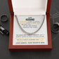 To My Husband Love Always Your Favorite Wife - Cuban Link Chain