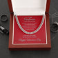 Our Love Doesn't Follow The Rules - Valentine's Day Cuban Link Chain