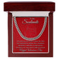 Our Love Doesn't Follow The Rules - Valentine's Day Cuban Link Chain