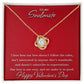 To My Soulmate on Valentine's Day - Our Love Doesn't Follow The Rules - Love Knot Necklace