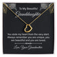 You Stole My Heart Granddaughter - Delicate Heart Necklace