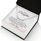 Daughter See Yourself Through My Eyes - Personalized Name Necklace