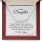 Daughter See Yourself Through My Eyes - Personalized Name Necklace