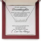 To My Amazing Granddaughter on Valentine's Day - Personalized Name Necklace