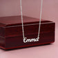 To My Amazing Granddaughter on Valentine's Day - Personalized Name Necklace