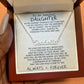 To My Amazing Daughter As We Journey Through Life Together - Personalized Name Necklace