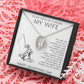 To The Catch of My Lifetime My Wife on Valentine's Day - Forever Love Necklace