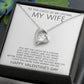 To The Catch of My Lifetime My Wife on Valentine's Day - Forever Love Necklace