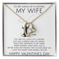 To My Catch of A Lifetime, My Wife on Valentine's Day - Forever Love Necklace