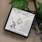 To The Catch of My Lifetime My Wife on Valentine's Day - Forever Love Necklace