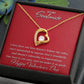 To My Soulmate on Valentine's Day - Our Love Doesn't Follow The Rules - Forever Love Necklace