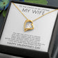 To The Catch of My Lifetime My Wife on Valentine's Day - Forever Love Necklace